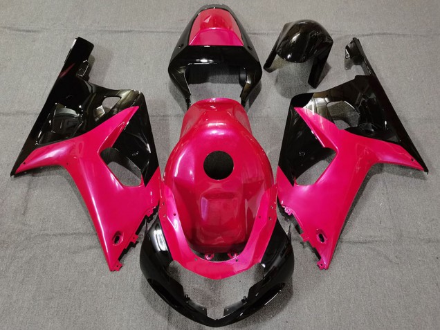 Carénages Moto Suzuki GSXR 600 / GSXR 750 2001-2003 - Rose Noir Brillant