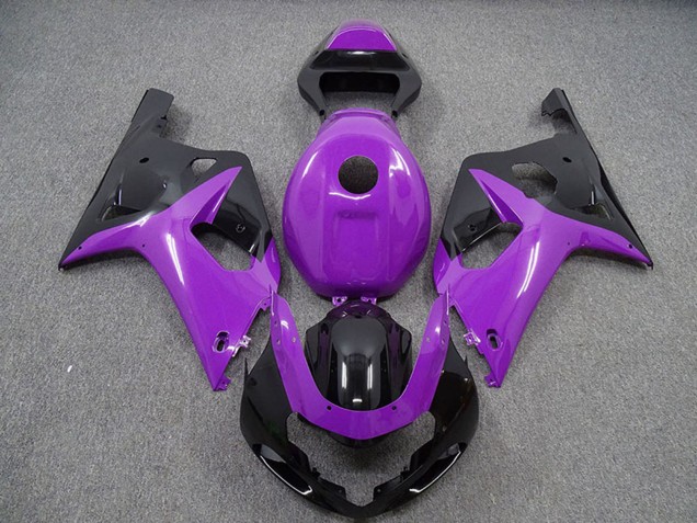 Carénages Moto Suzuki GSXR 600 / GSXR 750 2001-2003 - Violet Noir Brillant