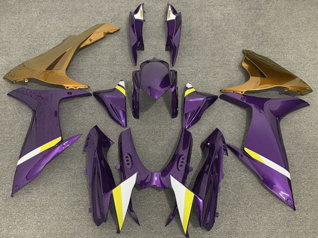 Carénages Moto Suzuki GSXR 600 / GSXR 750 2011-2024 - Violet Or Blanc Jaune