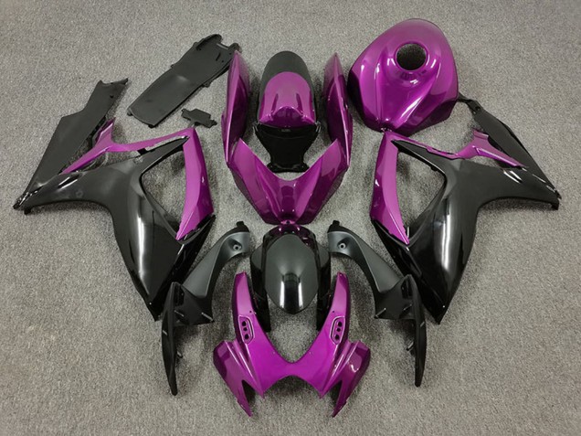 Carénages Moto Suzuki GSXR 600 / GSXR 750 2006-2007 - Violet Noir
