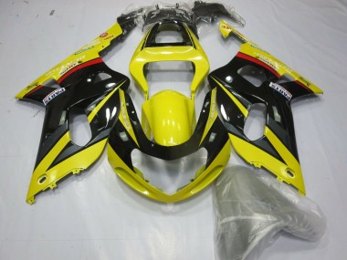Carénages Moto Suzuki GSXR 600 / GSXR 750 2001-2003 - Jaune Gris Noir Brillant