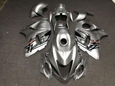 Carénages Moto Suzuki GSXR 1300 2008-2020 - Argent Liquide Rouge