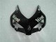 Carénages Moto Honda CBR1000RR 2004-2005 - Noir Brillant Blanc West Mobil Michelin