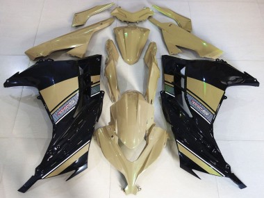 Carénages Moto Kawasaki Ninja 300 2013-2024 - Bronzage du Désert Noir