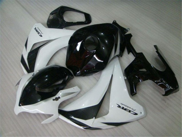 Kits Carénages Moto Honda CBR1000RR 2008-2011 - Blanc Noir Brillant