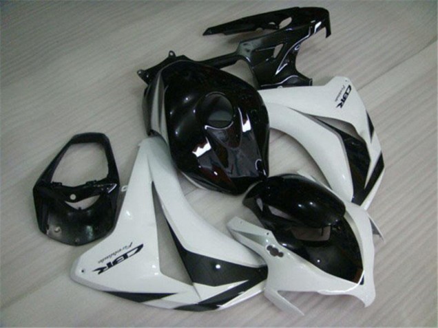 Kits Carénages Moto Honda CBR1000RR 2008-2011 - Blanc Noir Brillant