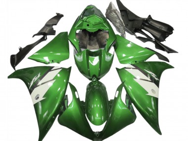 Carénages Moto Yamaha R1 2012-2014 - Vert Blanc