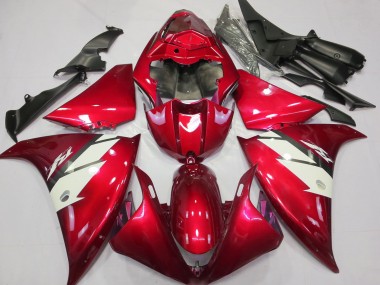 Carénages Moto Yamaha R1 2012-2014 - Rouge Blanc