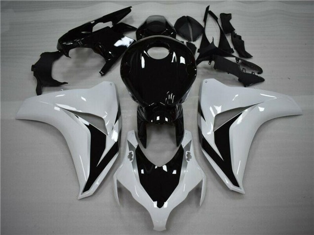 Kits Carénage Moto ABS Honda CBR1000RR 2008-2011 - Blanc Noir Brillant