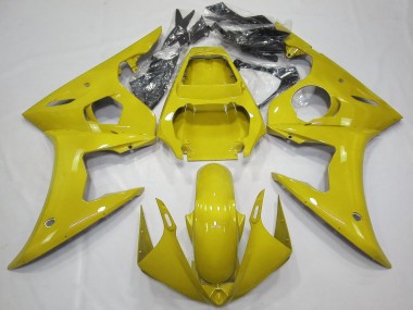 Carénages Moto Yamaha R6 2003-2004 - Jaune Brillant