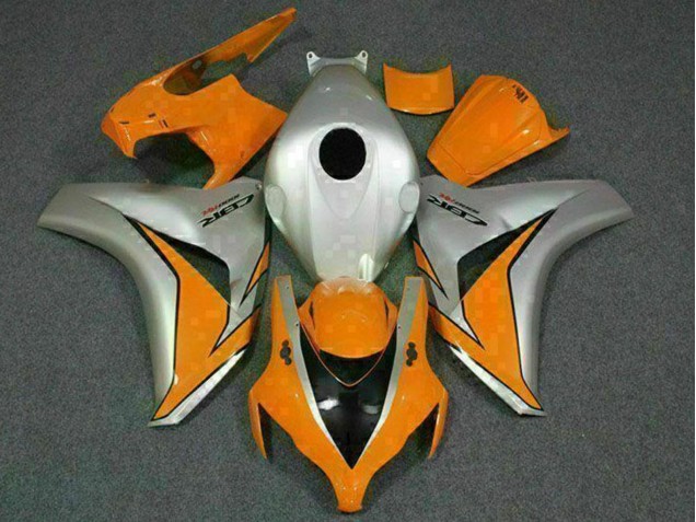 Carénages Moto Honda CBR1000RR 2008-2011 - Argent Orange