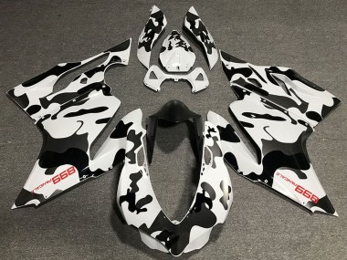 Carénages Moto Ducati 899 2011-2014 - Blanc Noir Camouflage