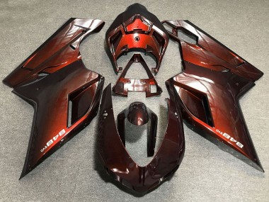 Carénages Moto Ducati 848 2007-2014 - Rouge