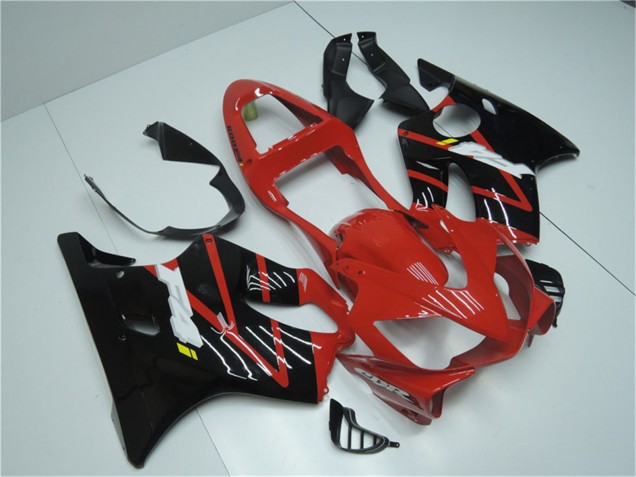 Kits Carénage Moto ABS Honda CBR600 F4i 2001-2003 - Rouge Noir Brillant