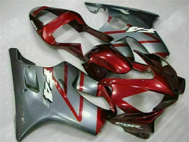 Kits Carénage Moto Honda CBR600 F4i 2001-2003 - Argent Rouge