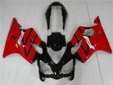 Kits Carénage Moto ABS Honda CBR600 F4i 2004-2007 - Rouge Noir Brillant