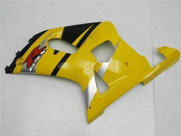 Carénages Moto Suzuki GSXR 600/750 2001-2003 - Jaune Noir