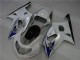 Carénages Moto Suzuki GSXR 600/750 2001-2003 - Blanc Argent Bleu Noir