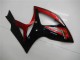 Carénage Moto Suzuki GSXR 600/750 2006-2007 - Rouge Noir Brillant