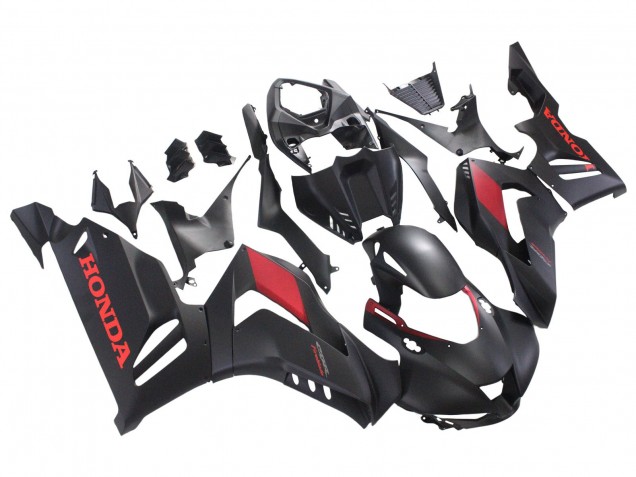 Carénages Moto Honda CBR1000RR-R 2020-2023 - Noir Mat Rouge