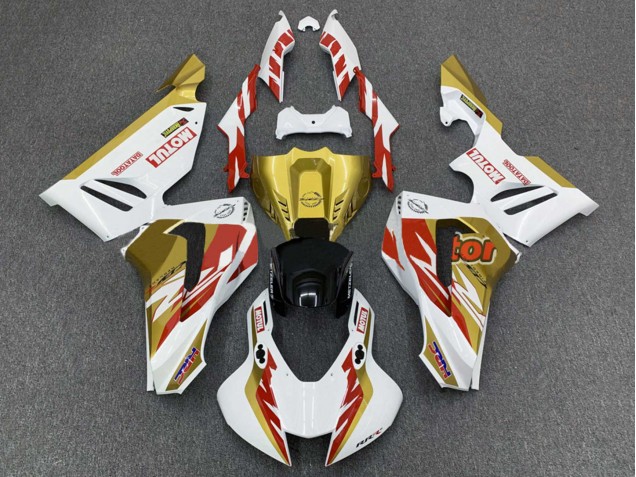 Carénages Moto Honda CBR1000RR-R 2020-2023 - Blanc Rouge Or Motul