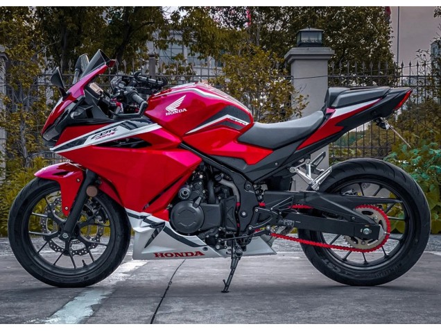 Carénages Moto Honda CBR400R 2022 - Rouge Blanc