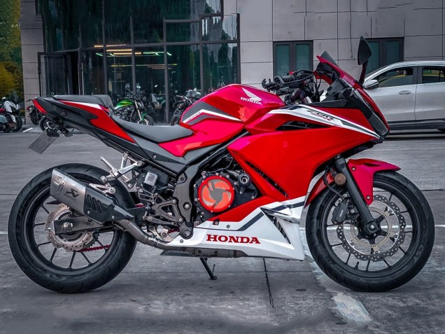 Carénages Moto Honda CBR400R 2022 - Rouge Blanc