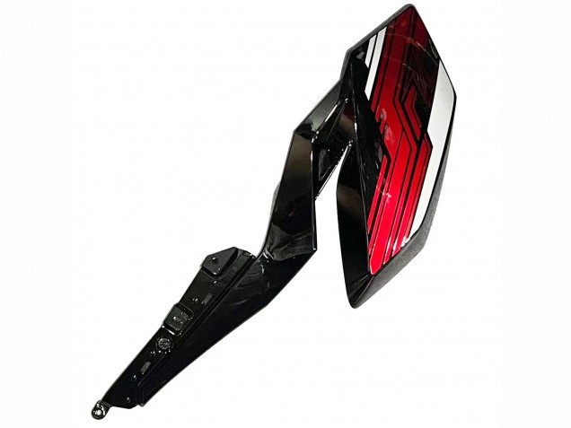 Carénages Moto Kawasaki Z400 2018-2024 - Bonbon Rouge Noir Brillant