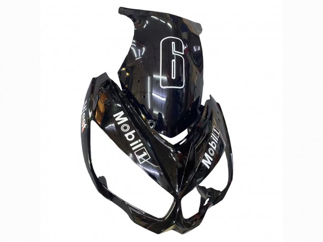 Carénages Moto Kawasaki Z1000SX 2010-2016 - Noir Brillant Or Blanc Mobil West