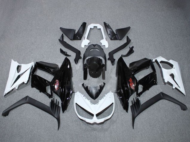 Carénages Moto Kawasaki Z1000SX 2010-2016 - Blanc Noir Brillant Rouge Ninja