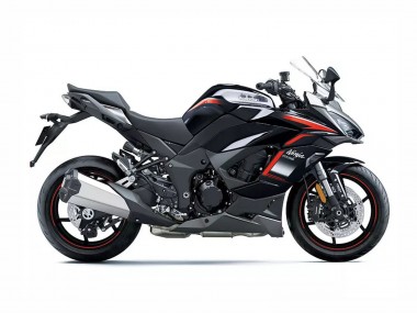 Carénages Moto Kawasaki Z1000SX 2020-2025 - Noir Rouge Argent Ninja