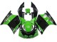 Carénages Moto Kawasaki ZXR250 1989-1990 - Vert Noir Brillant Elf Touch4 Bridgestone