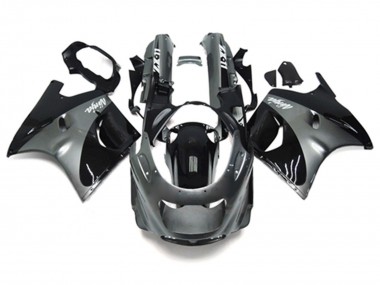 Carénages Moto Kawasaki ZZR1100 1993-2003 - Gris Noir Ninja
