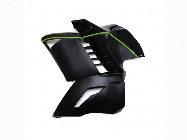 Carénages Moto Kawasaki GTR1400/ZG1400 2007-2009 - Noir Mat Vert Doubler