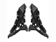 Carénages Moto Kawasaki Versys 650 2021-2024 - Vert Noir Brillant