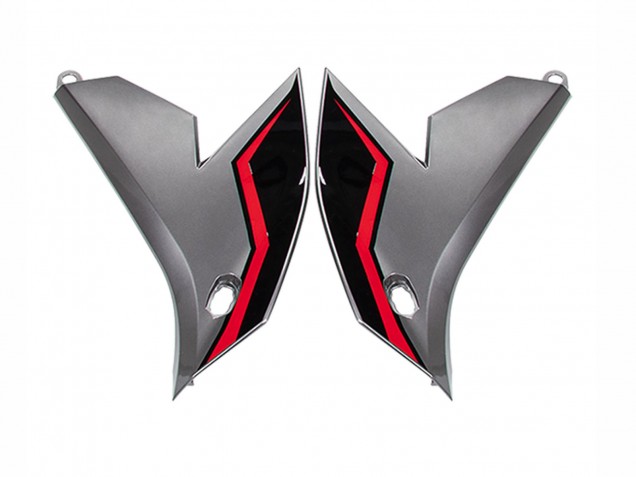 Carénages Moto Kawasaki Versys 650 2021-2024 - Gris Rouge Noir