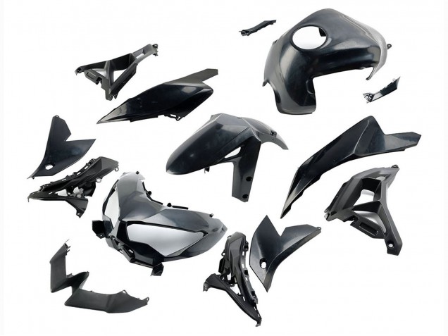 Carénages Moto Kawasaki Versys 650 2021-2024 - Noir Brillant