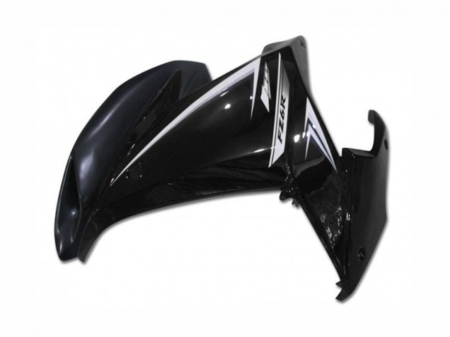 Carénages Moto Yamaha FZ6R 2009-2015 - Noir Brillant Blanc