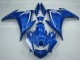 Carénages Moto Yamaha FZ6R 2009-2015 - Bleu Blanc