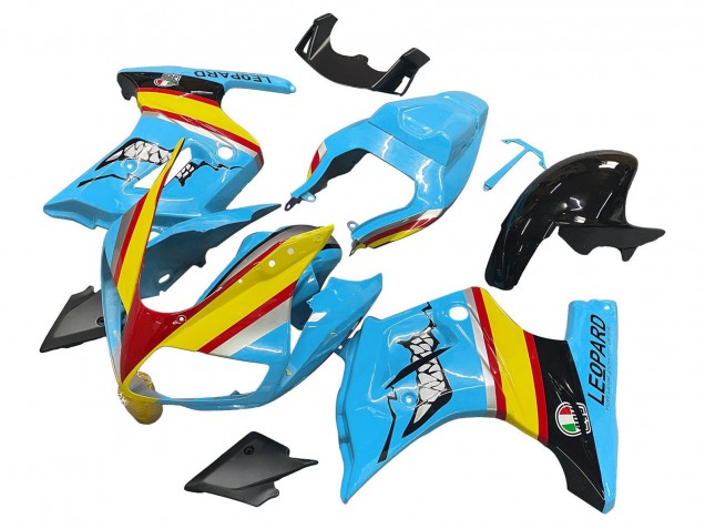 Carénages Moto Suzuki SV650 2003-2013 - Bleu Jaune Rouge Argent Requin