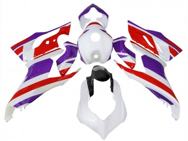 Carénages Moto Ducati Panigale V2 2020-2024 - Blanc Violet Rouge Noir Brillant