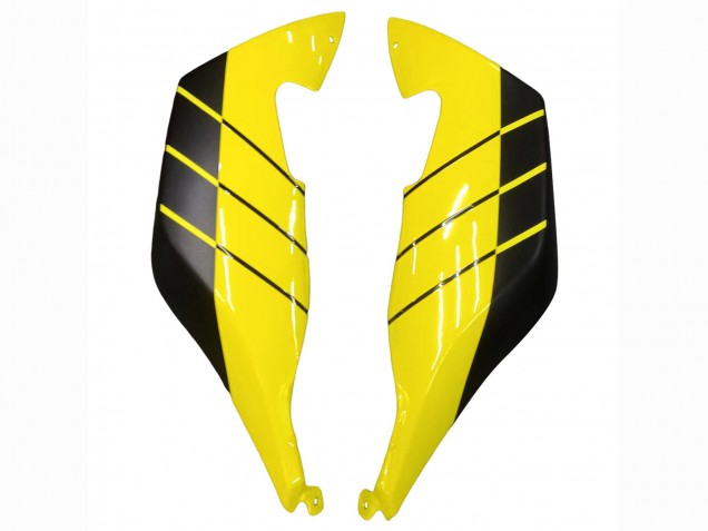 Carénages Moto BMW K1200S 2005-2010 - Jaune Argent Noir Mat