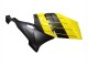 Carénages Moto BMW K1200S 2005-2010 - Jaune Argent Noir Mat