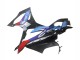 Carénage Moto BMW S1000RR 2023-2024 - Noir Bleu Rouge