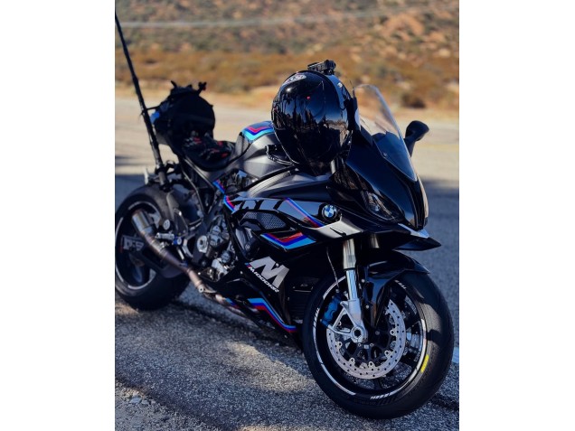 Carénages Moto BMW S1000RR 2023-2024 - Noir Bleu Rouge