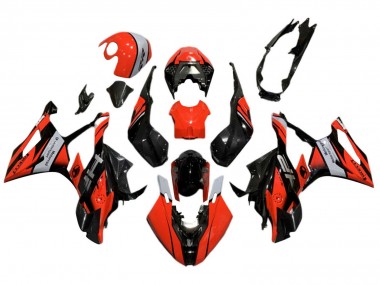 Carénages Moto BMW S1000RR 2019-2022 - Noir Rouge Gris