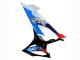 Carénages Moto BMW S1000RR 2019-2022 - Noir Rouge Bleu Blanc