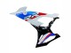 Carénages Moto BMW S1000RR 2019-2022 - Blanc Bleu Rouge
