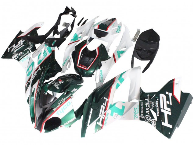 Carénages Moto BMW S1000RR 2017-2018 - Blanc Vert