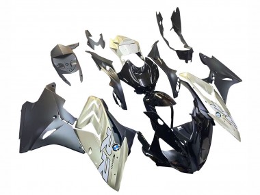 Carénages Moto BMW S1000RR 2017-2018 - Argent Noir